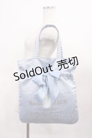 画像: Maison de FLEUR / リボントートバッグ  サックス H-26-01-23-1030-LO-BG-NS-ZH
