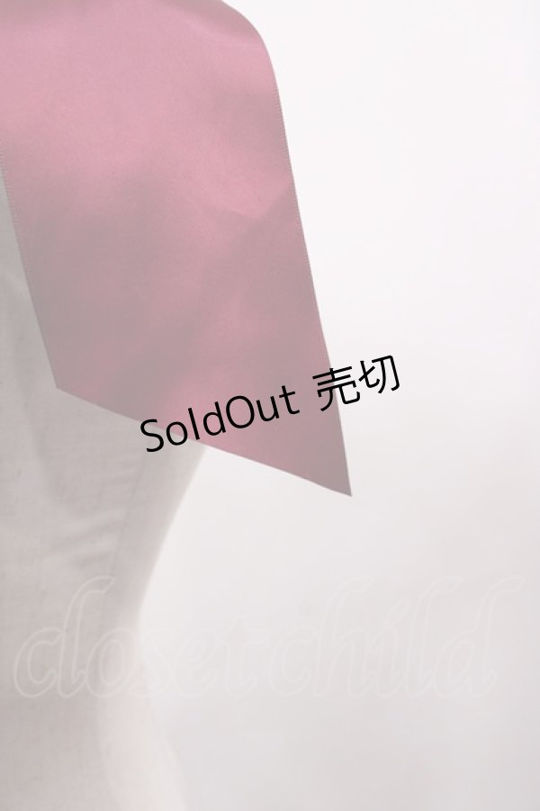 画像2: Maison de FLEUR / ダブルリボントートバッグ  ワイン H-26-01-23-1031-LO-BG-NS-ZH (2)