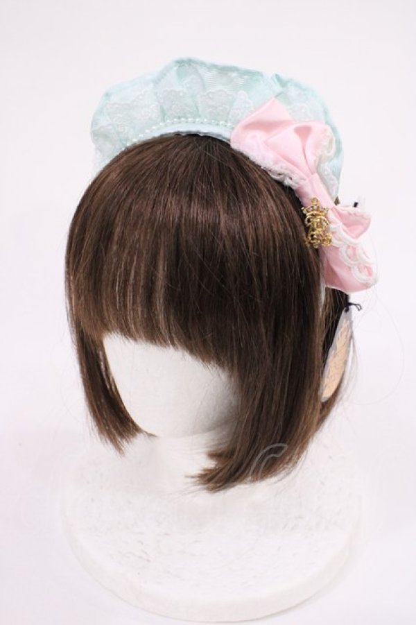 画像1: ALICE and the PIRATES / カフェガールカチューシャ  サックス H-26-01-23-1034-PA-AC-NS-ZH (1)