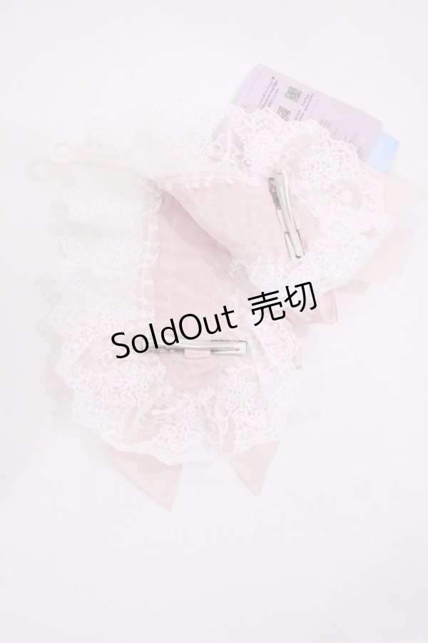 画像2: Lovely Tency / 眞白ありすコラボ/ヘッドドレス  ピンク H-26-01-23-1036-LO-AC-NS-ZH (2)