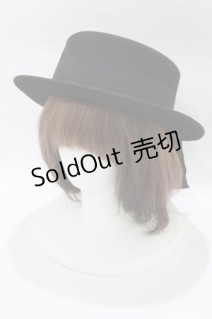 画像: metamorphose / フェルトカンカン帽  ブラック H-26-01-23-066-ME-AC-NS-ZH