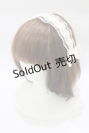 画像: m petit by misako / AM*NIヘッドドレスA  生成り H-26-01-23-067-LO-AC-NS-ZH