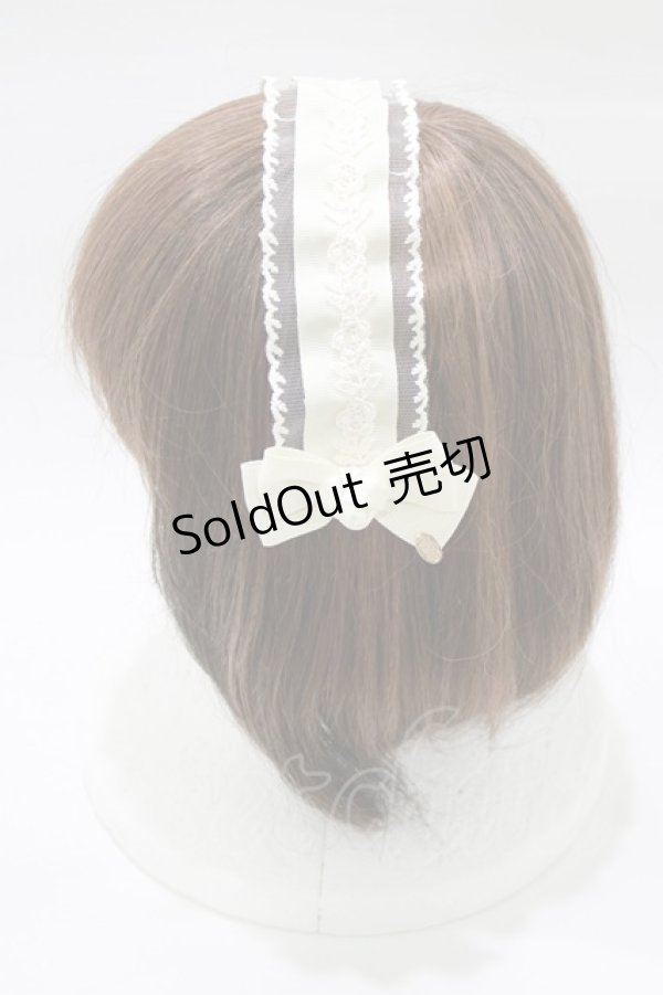 画像2: m petit by misako / AM*NIヘッドドレスA  生成り H-26-01-23-067-LO-AC-NS-ZH (2)