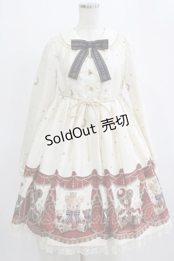 画像1: Angelic Pretty / Dream Bearワンピース Free アイボリー H-26-01-23-074-AP-OP-NS-ZH (1)