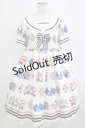 画像: Angelic Pretty / Vintage Marineワンピース Free オフ H-26-01-23-075-AP-OP-NS-ZH