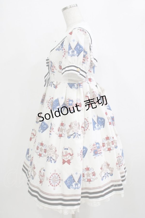 画像2: Angelic Pretty / Vintage Marineワンピース Free オフ H-26-01-23-075-AP-OP-NS-ZH (2)