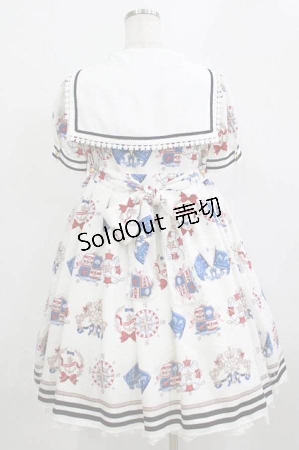 画像3: Angelic Pretty / Vintage Marineワンピース Free オフ H-26-01-23-075-AP-OP-NS-ZH (3)