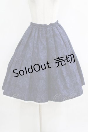 画像: metamorphose / フリルシャーリングスカート (Dim Light） Free ネイビー H-26-01-23-007-ME-SK-NS-ZH