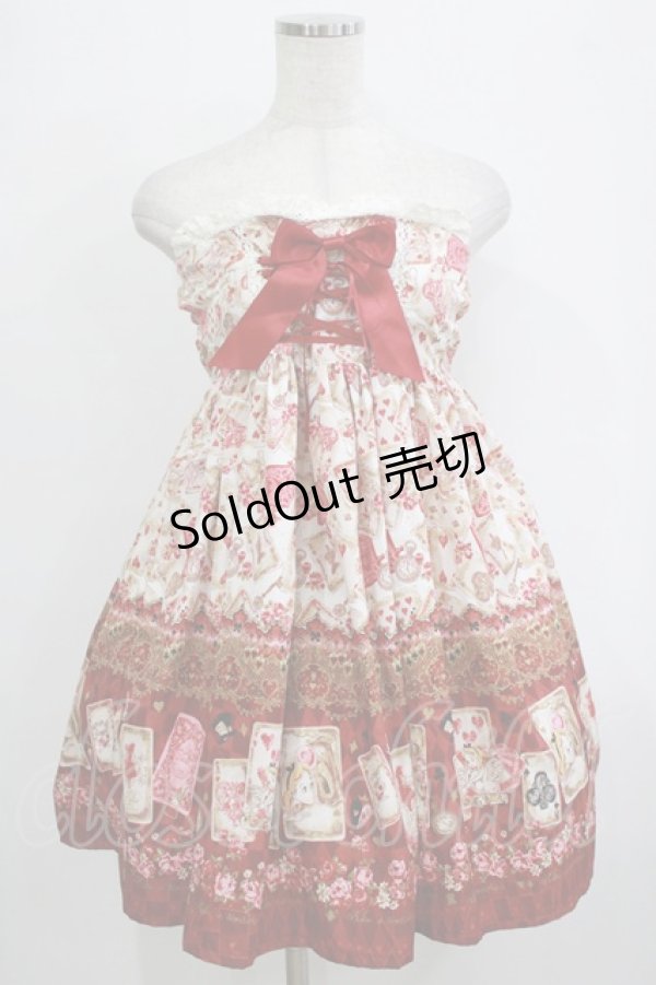 画像1: BABY,THE STARS SHINE BRIGHT / Alice Red&Blackスカート L レッド H-26-01-23-076-BA-SK-NS-ZH (1)