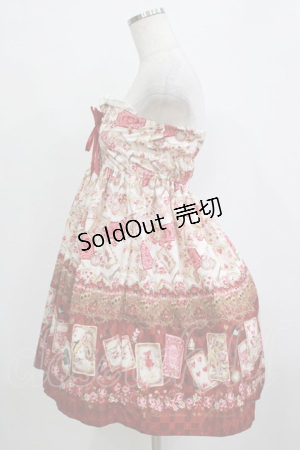 画像2: BABY,THE STARS SHINE BRIGHT / Alice Red&Blackスカート L レッド H-26-01-23-076-BA-SK-NS-ZH (2)