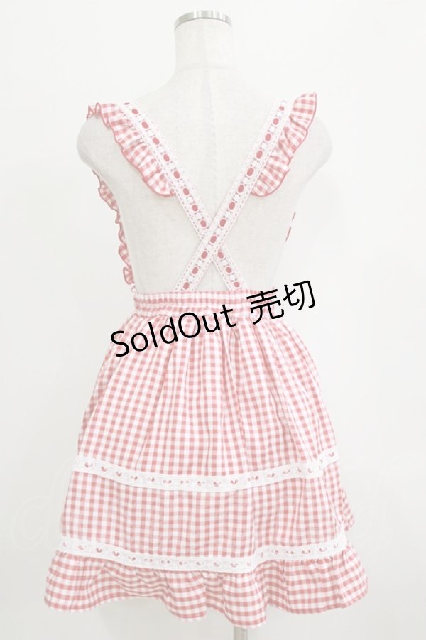 画像3: DearMyLove / フリルバックティアードスカート M レッド H-26-01-23-078-EL-SK-NS-ZH (3)