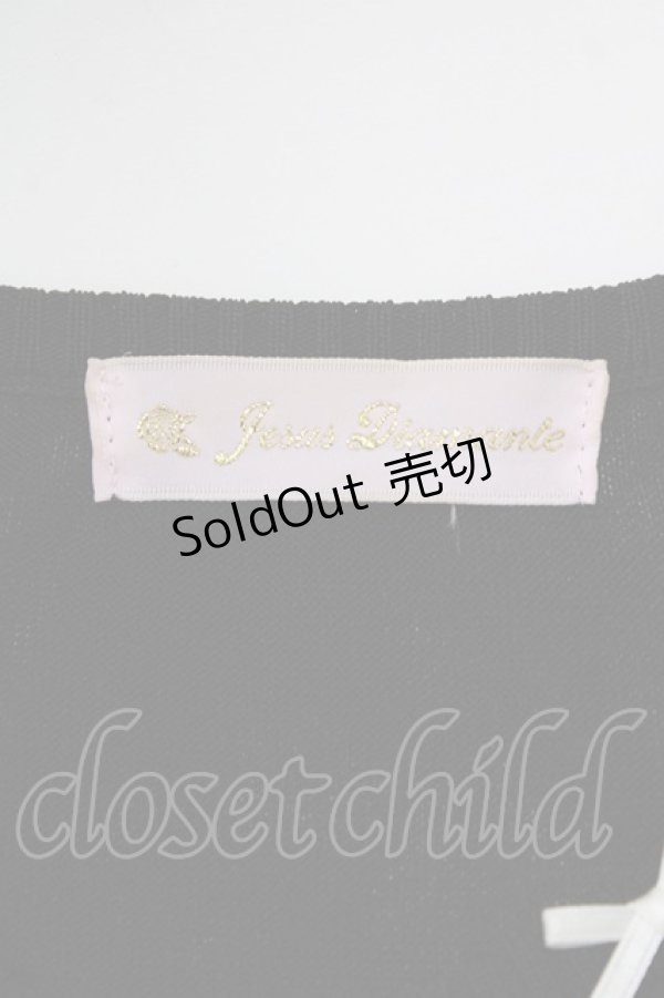 画像4: JESUS DIAMANTE / リボンカーディガン Free ブラック H-26-01-23-081-JE-TO-NS-ZH (4)