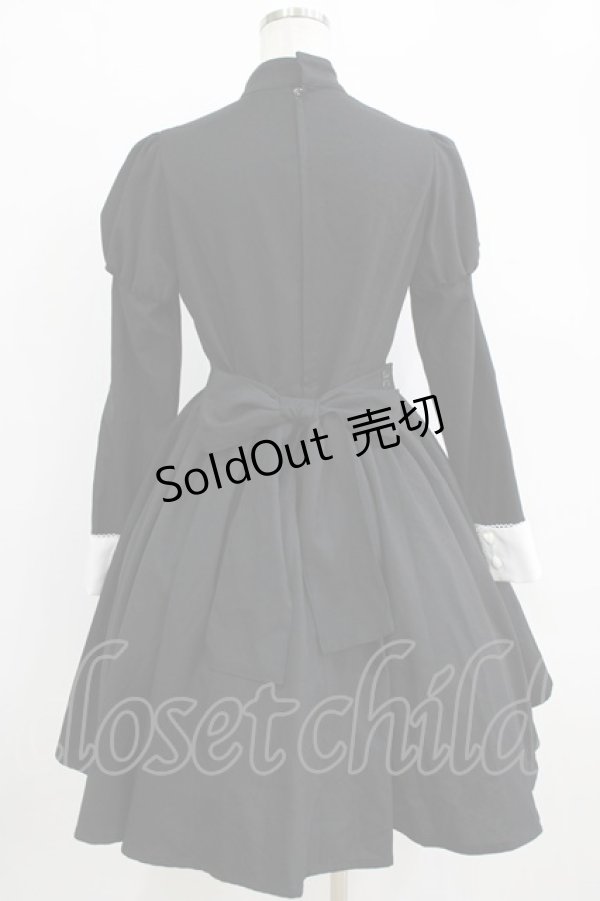 画像3: Innocent World / 不思議の国のティーパーティワンピース M ブラック H-26-01-23-001-IW-OP-NS-ZH (3)