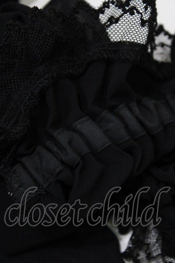 画像4: ALICE and the PIRATES / マリアシフォンワンピース Free ブラック H-26-01-23-011-PA-OP-NS-ZH (4)