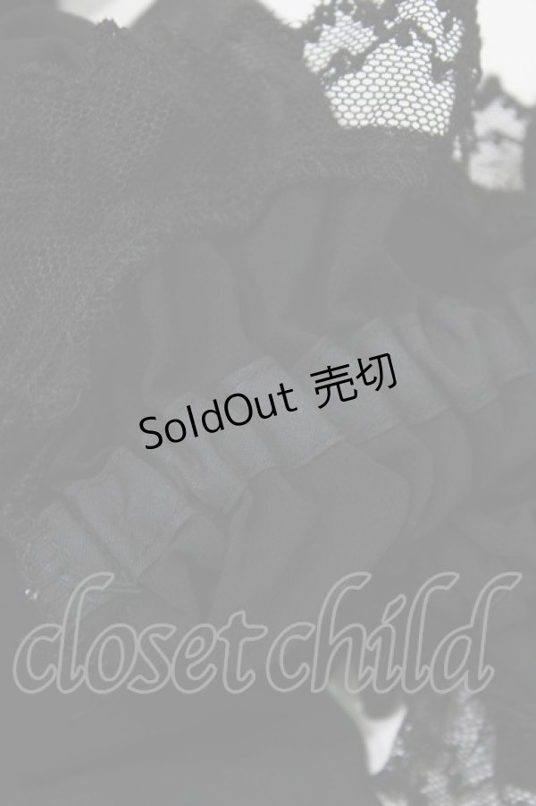 画像4: ALICE and the PIRATES / マリアシフォンワンピース Free ブラック H-26-01-23-011-PA-OP-NS-ZH (4)