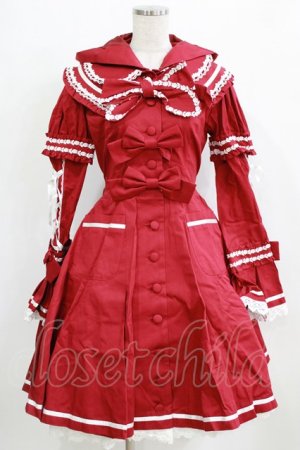 画像: BABY,THE STARS SHINE BRIGHT / 赤ずきんコートワンピース Free エンジ H-26-01-23-002-BA-OP-NS-ZH