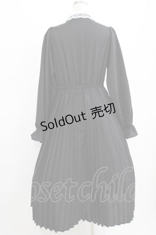 画像3: m petit by misako / AM*レースエリプリーツワンピース L ブラック H-26-01-23-014-LO-OP-NS-ZH (3)