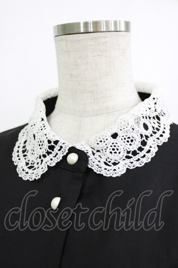 画像4: m petit by misako / AM*レースエリプリーツワンピース L ブラック H-26-01-23-014-LO-OP-NS-ZH (4)