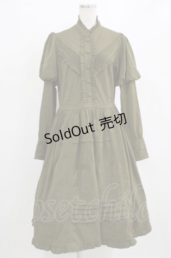 画像1: Tiny Garden（海外ロリータブランド） / 黒森林庭院 ワンピース XL カーキ H-26-01-23-016-PU-OP-NS-ZH (1)