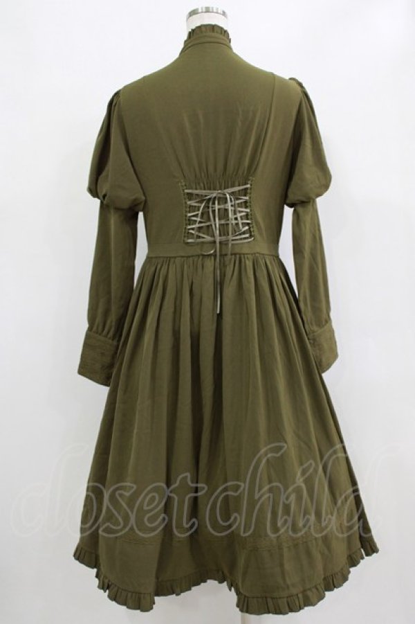 画像3: Tiny Garden（海外ロリータブランド） / 黒森林庭院 ワンピース XL カーキ H-26-01-23-016-PU-OP-NS-ZH (3)