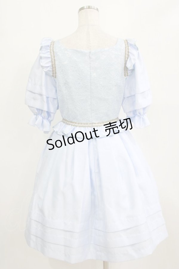 画像3: JESUS DIAMANTE / ロココドールワンピース 40 サックス H-26-01-23-018-JE-OP-NS-ZH (3)