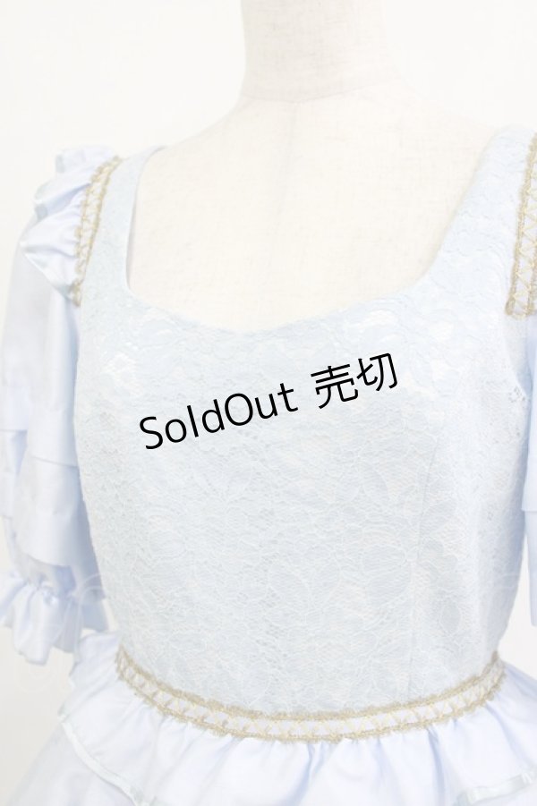 画像4: JESUS DIAMANTE / ロココドールワンピース 40 サックス H-26-01-23-018-JE-OP-NS-ZH (4)