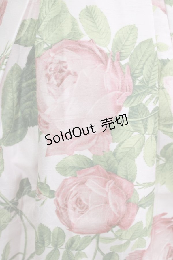 画像4: JESUS DIAMANTE / ロマンスドールワンピース 42 メリーベルローズ柄ピンク H-26-01-23-019-JE-OP-NS-ZH (4)