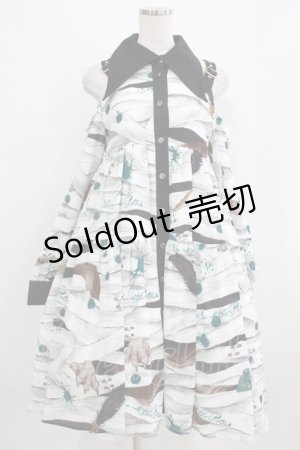 画像: ALICE and the PIRATES / Wolf the ripper柄ワンピース Free グリーン H-26-01-23-003-PA-OP-NS-ZH