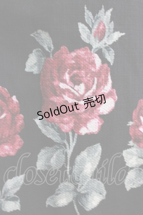 画像4: Innocent World / カーディナルローズスカート Free ブラック H-26-01-23-022-IW-SK-NS-ZH (4)