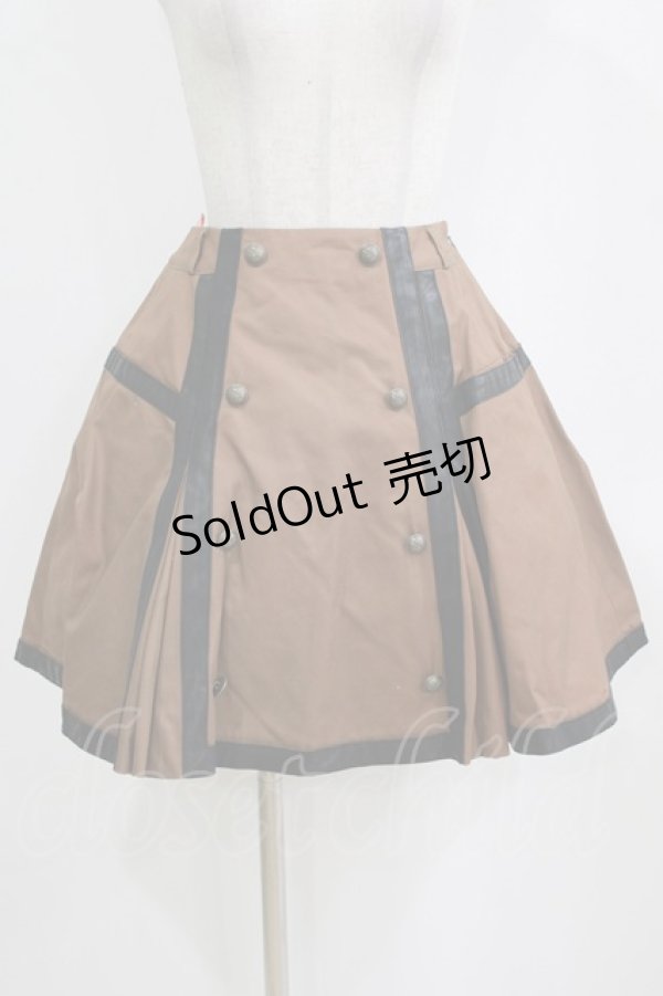 画像4: metamorphose / D.Walkureジャケット+D.Walkureスカート Free ブラウン H-26-01-24-025-ME-OP-NS-ZH (4)