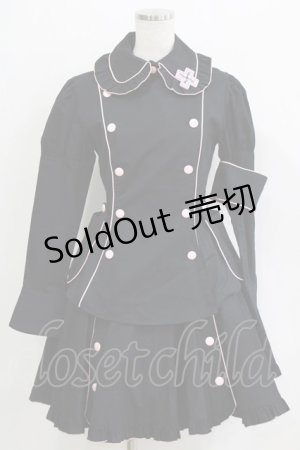 画像: metamorphose / ナースブラウス+サイドポケット付きナーススカート Free ピンク H-26-01-24-026-ME-SK-NS-ZH