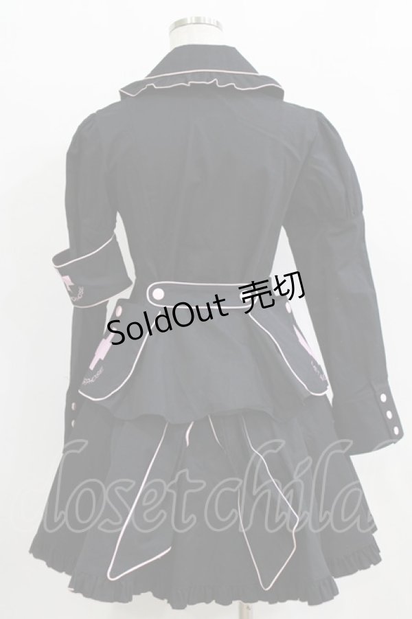 画像3: metamorphose / ナースブラウス+サイドポケット付きナーススカート Free ピンク H-26-01-24-026-ME-SK-NS-ZH (3)