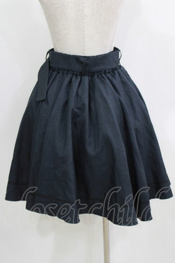 画像3: Kurumi Collaboration / フレアマリンアカデミアスカート L ネイビー H-26-01-24-027-GO-SK-NS-ZH (3)