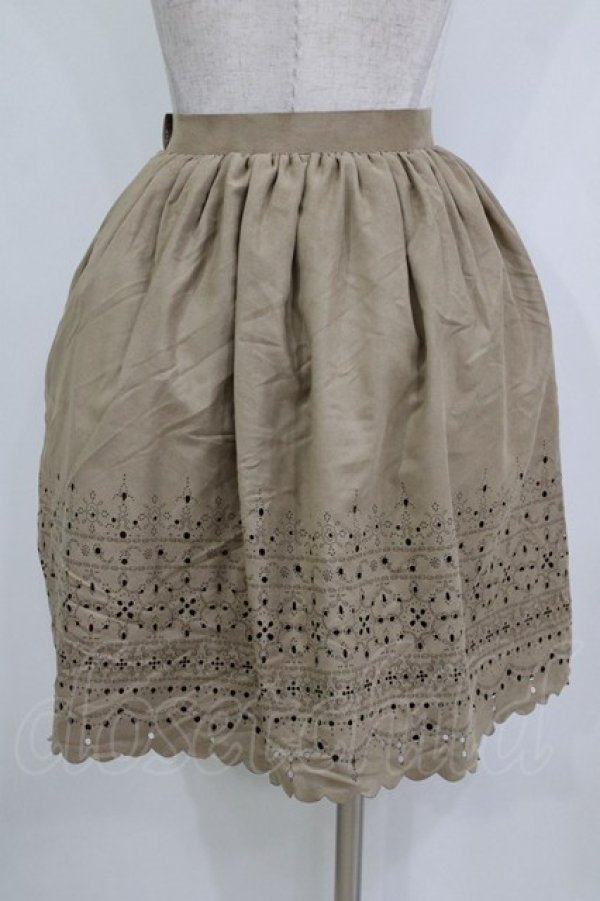 画像3: NO.S PROJECT / ビスケットスカート S アーモンドカラー H-26-01-24-036-LO-SK-NS-ZH (3)