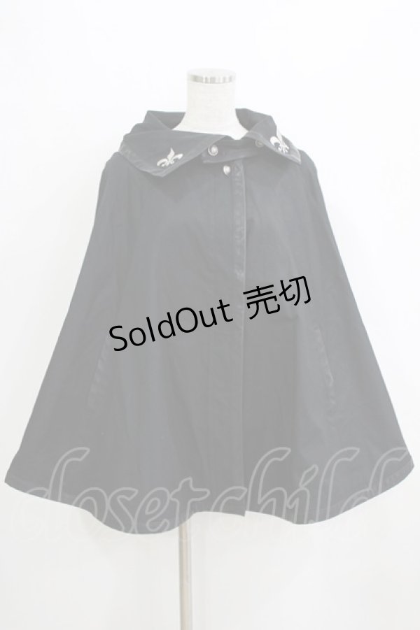 画像1: metamorphose / D.Walkureマント Free ブラック H-26-01-24-037-ME-CO-NS-ZH (1)