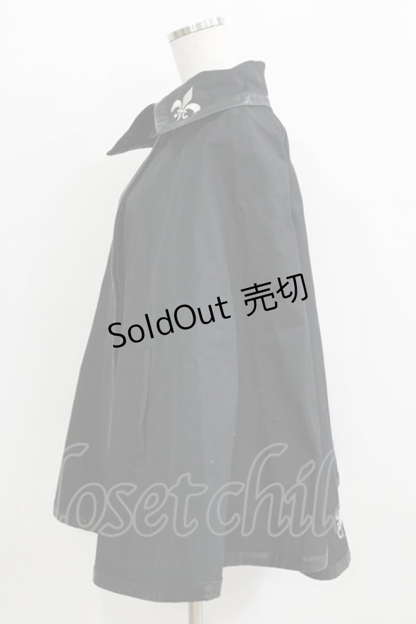 画像2: metamorphose / D.Walkureマント Free ブラック H-26-01-24-037-ME-CO-NS-ZH (2)