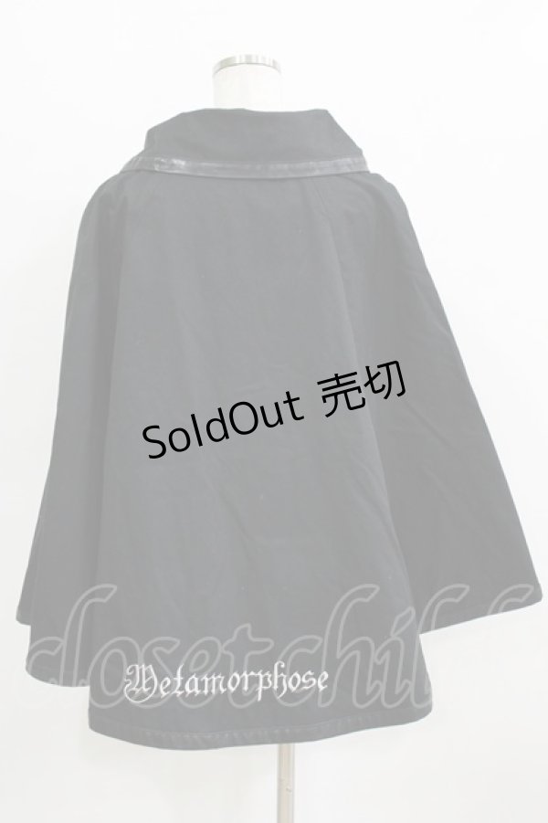 画像3: metamorphose / D.Walkureマント Free ブラック H-26-01-24-037-ME-CO-NS-ZH (3)