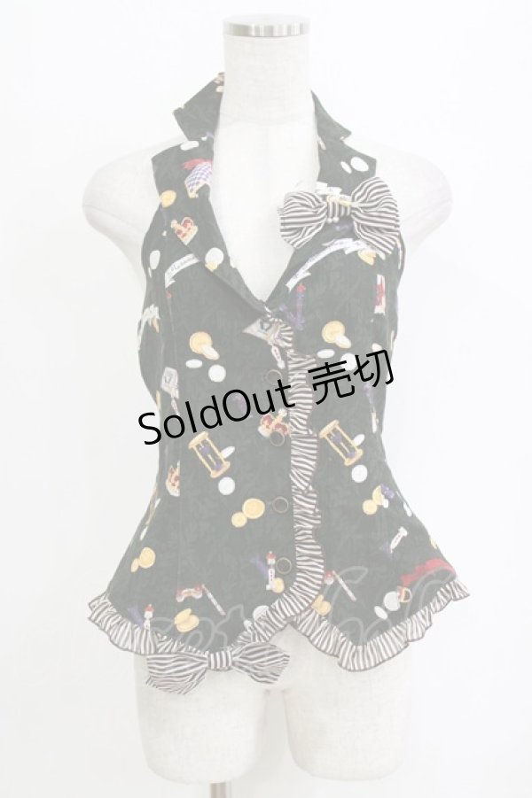 画像1: metamorphose / Nostalgic chessboardベスト Free グリーン H-26-01-24-046-ME-TO-NS-ZH (1)