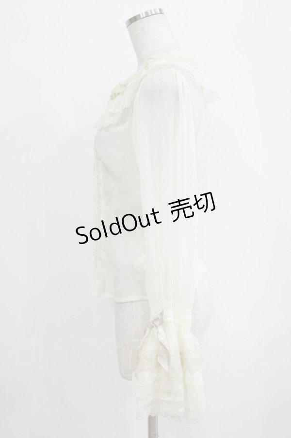 画像2: BABY,THE STARS SHINE BRIGHT / 月夜の森の AURORA Soireeブラウス Free 生成り H-26-01-24-047-BA-BL-NS-ZH (2)