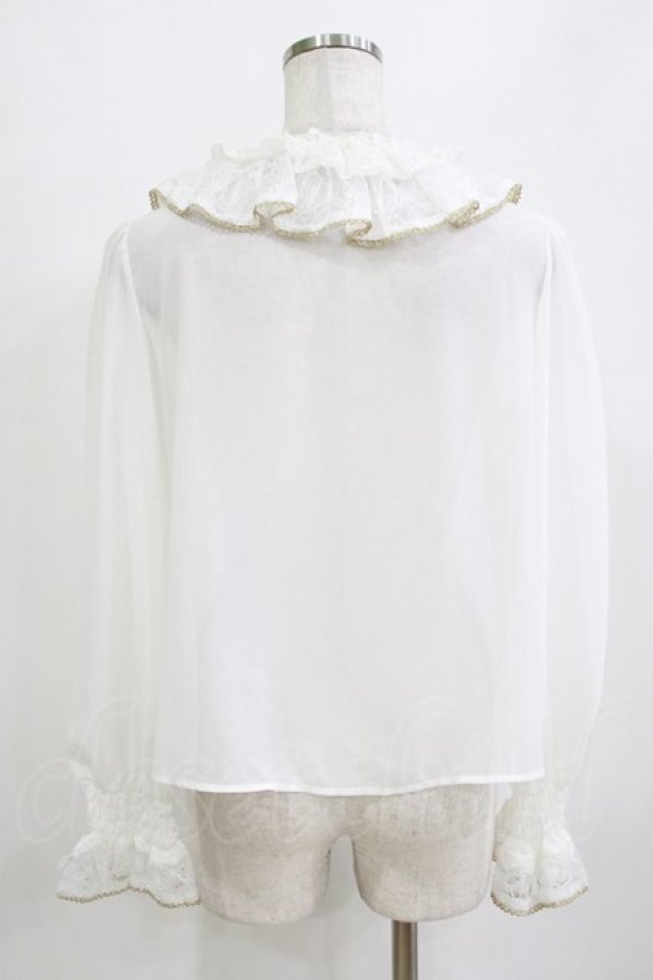 画像3: Angelic Pretty / ハミングブラウス Free オフ H-26-01-24-048-AP-BL-NS-ZH (3)