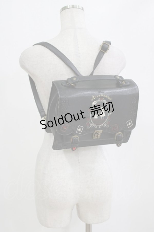 画像1: axes femme / サッチェルバッグ  ブラック H-26-01-24-051-AX-SK-NS-ZH (1)