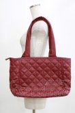 画像2: m petit by misako / キルティングトートバッグ  ワイン H-26-01-24-054-LO-BG-NS-ZH (2)