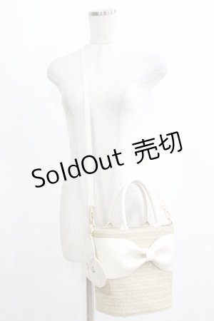 画像: m petit by misako / サンリオキャラクターズコラボ かごバッグ  オフ H-26-01-24-056-LO-BG-NS-ZH