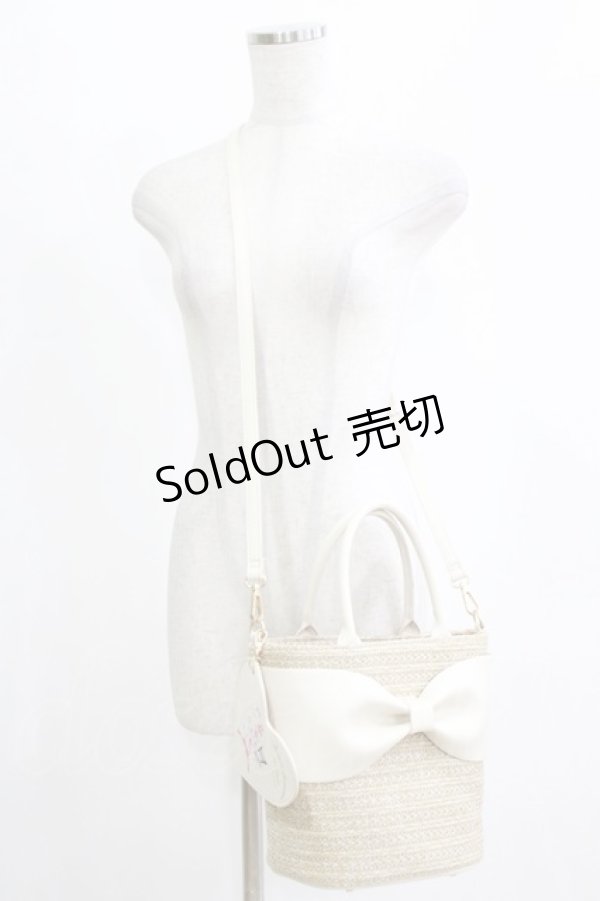 画像1: m petit by misako / サンリオキャラクターズコラボ かごバッグ  オフ H-26-01-24-056-LO-BG-NS-ZH (1)