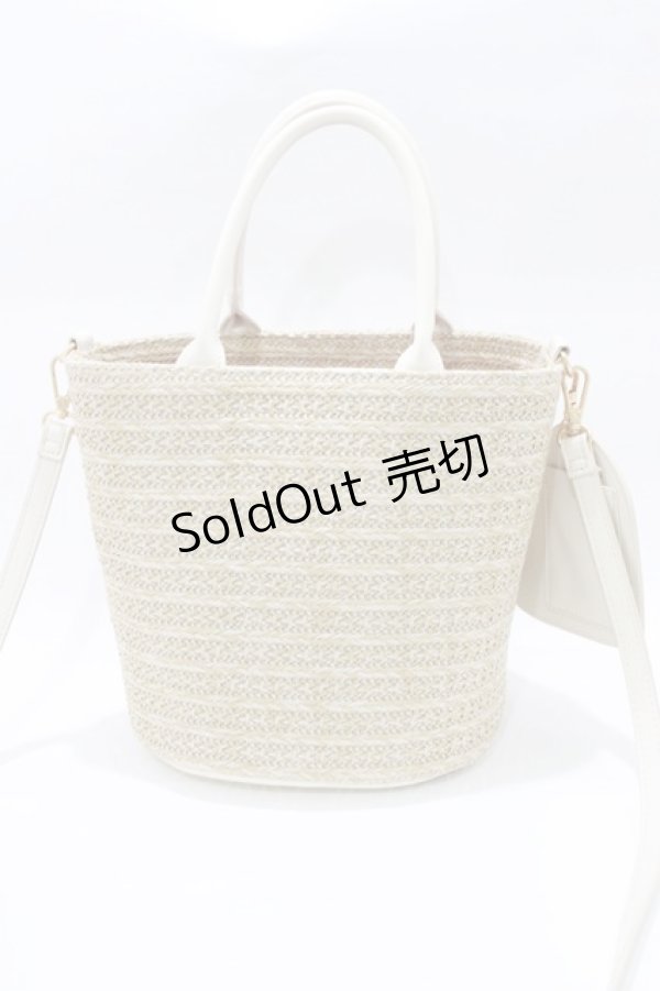 画像3: m petit by misako / サンリオキャラクターズコラボ かごバッグ  オフ H-26-01-24-056-LO-BG-NS-ZH (3)