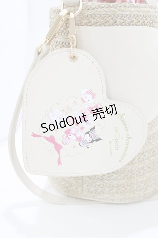 画像5: m petit by misako / サンリオキャラクターズコラボ かごバッグ  オフ H-26-01-24-056-LO-BG-NS-ZH (5)