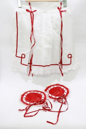 画像: milky ange / エプロン+お団子カバー  オフ H-26-01-24-060-EL-TO-NS-ZH