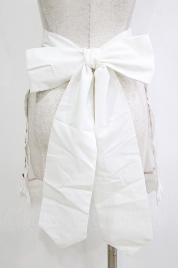 画像3: milky ange / エプロン+お団子カバー  オフ H-26-01-24-060-EL-TO-NS-ZH (3)