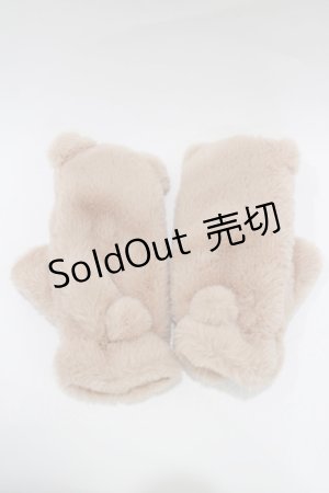 画像: m petit by misako / ミトングローブ  ブラウン H-26-01-24-062-LO-ZA-NS-ZH