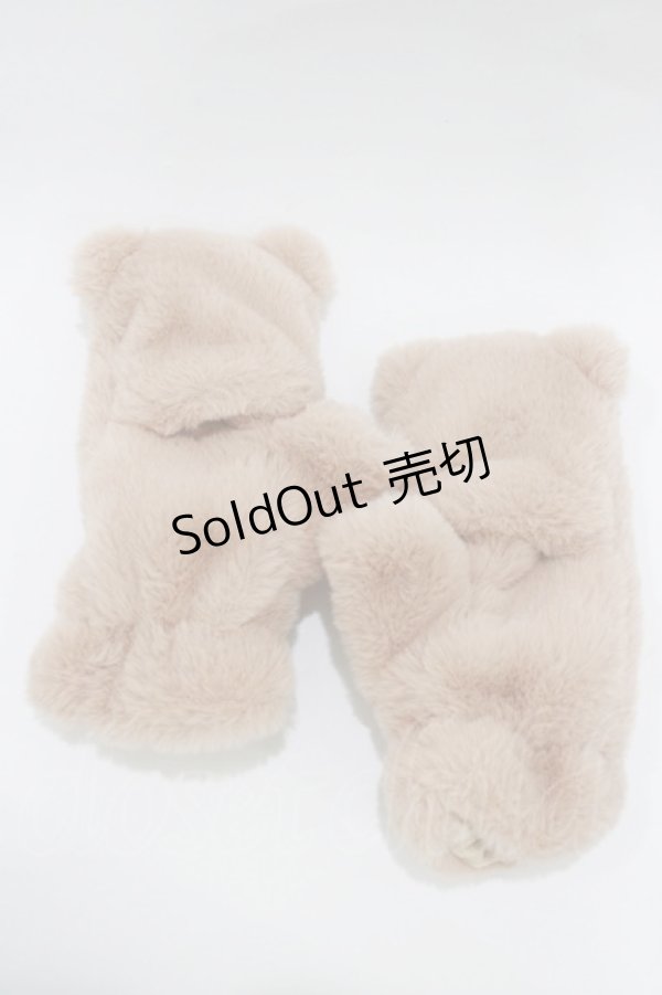 画像2: m petit by misako / ミトングローブ  ブラウン H-26-01-24-062-LO-ZA-NS-ZH (2)